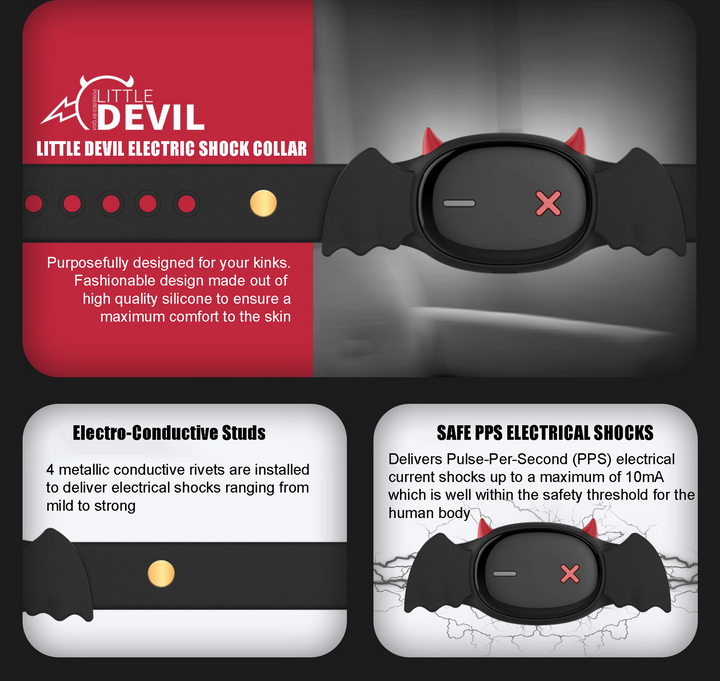 QIUI Little Devil APP-Steuerung Intelligentes Elektroschock-Unterwrfi LOCKINK QIUI Little Devil APP-Steuerung Intelligentes Elektroschock-Unterwrfi LOCKINK