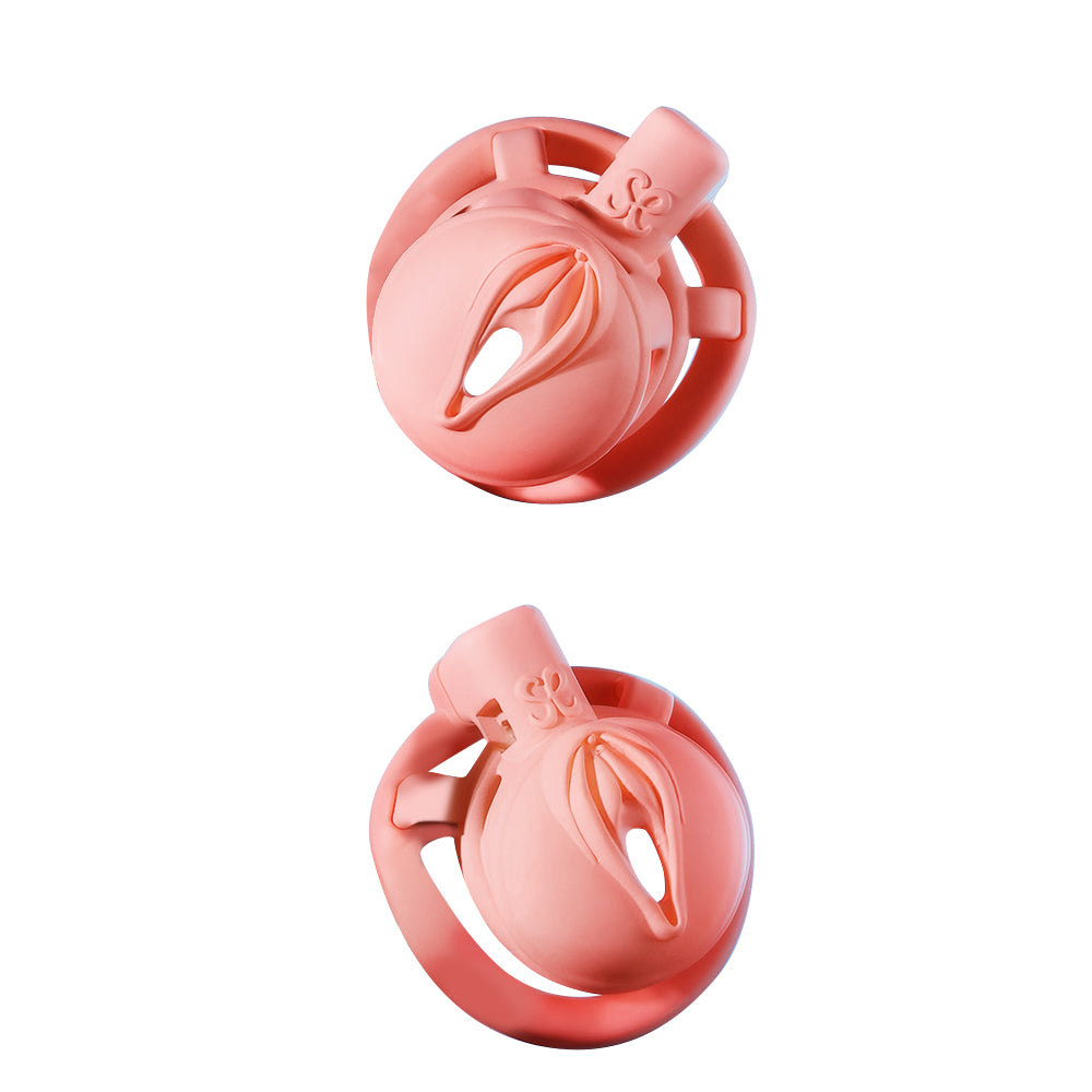 Jaula de castidad del orgullo rosa impresa en 3D de Sevanda 