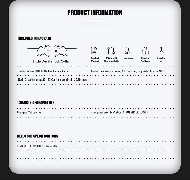QIUI Little Devil APP-Steuerung Intelligentes Elektroschock-Unterwrfi LOCKINK QIUI Little Devil APP-Steuerung Intelligentes Elektroschock-Unterwrfi LOCKINK