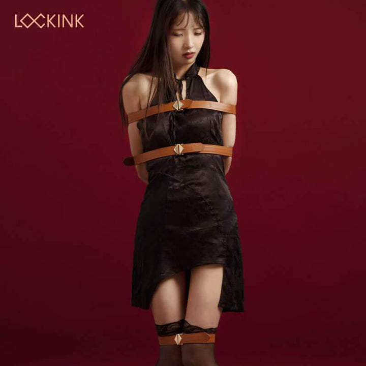 LOCKINK 8-Bondage-Straps Restraint Set - Delightor