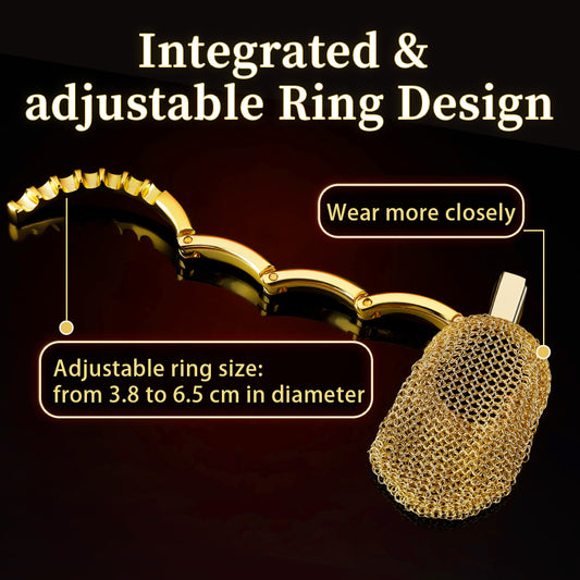 LOCKINK 316 Stainless Steel Hauberk Chastity Cage – Breathable Mesh Design