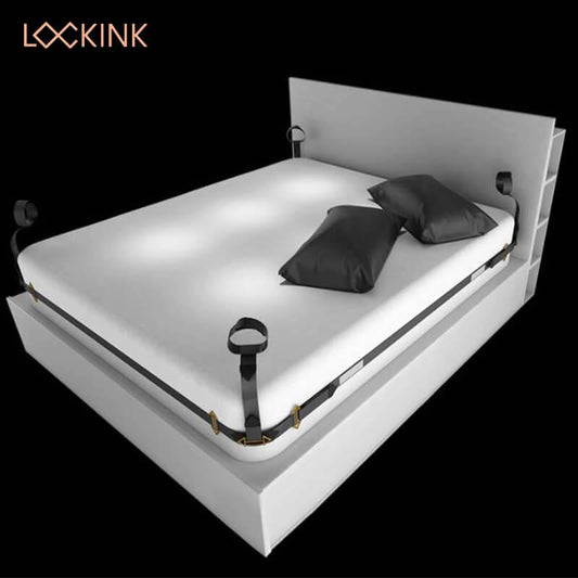 Lockink BDSM Adjustable Bed Restraint Kit For Couples Lockinks