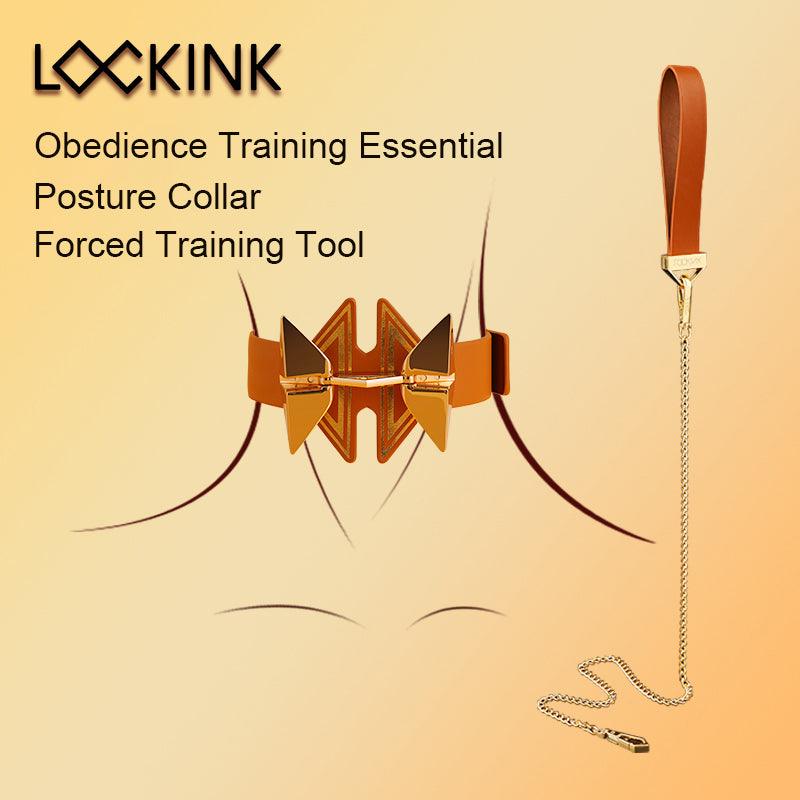 LOCKINK Forced Obedience Training Essential Tool Posture Collar