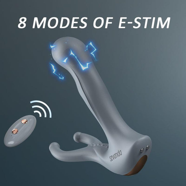 Sevanda E-stim Remote Control Vibration Prostate Massager Lockinks