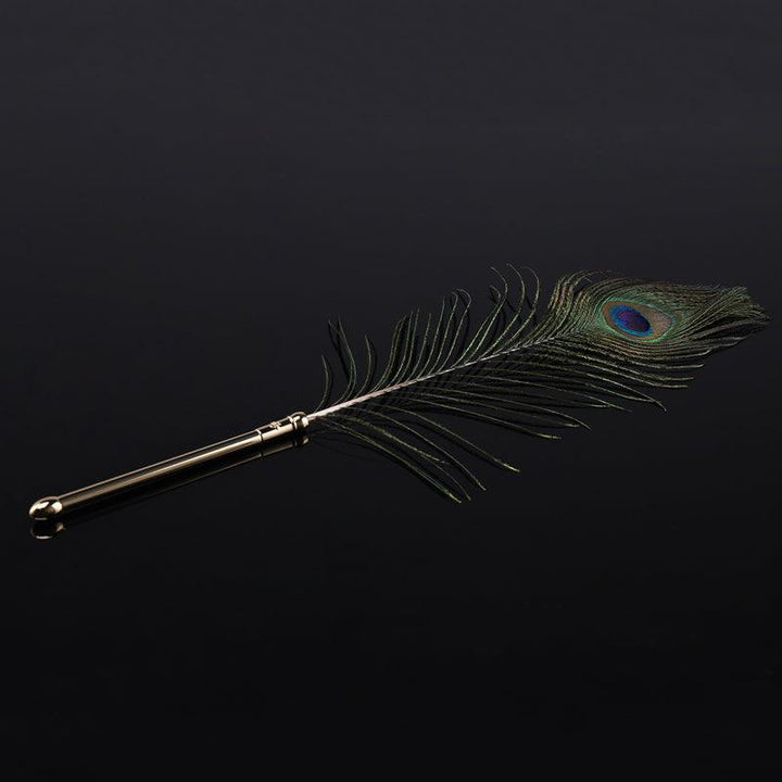 Sevanda Natural Peacock Flirting Feather Tickler Lockinks