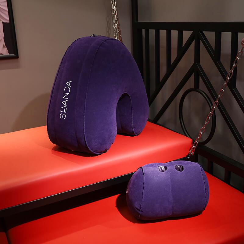 Sevanda Sit-and-Ride Inflatable Wand Positioning Cushion Lockinks