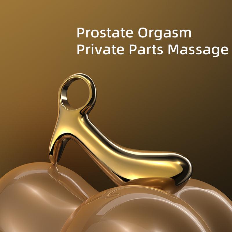 Sevanda Woodpecker Private Prostate Massager Gold Metal Anal Plug Lockinks