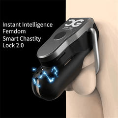 CAG-INK Cellmate 2.0 Electric Shock Distance App Control Chastity Cage - Delightor