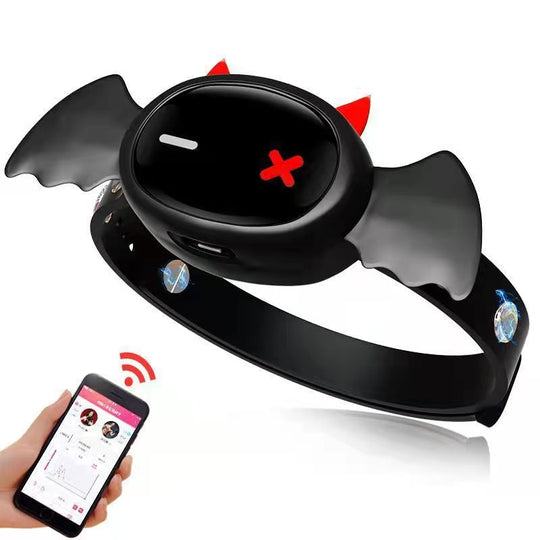 QIUI Little Devil APP Control Innovative Electric Shock Bondage Collar